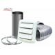 Deflecto Air Vent Kit 4'' 8 Ft Aluminum Duct / Vent Cover / Wall Pipe / Clamps Set