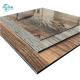 3mm Wood Grain Aluminum Facade Cladding Panels With PVDF Coating