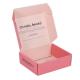 Creative Design Custom Pink Color Corrugated Mailing Cosmetic Box Packaging
