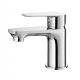 Deck Mounted Brass Wash Basin Faucet Single Lever Scratches Resistance