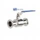 Steel Sanitary Valve Quick Card Ball Valve for DIN 3A Stainless Steel 304 316