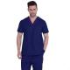 Custom Lab Hospital Scrub Suit V Neck Rayon Mix Fabric Men Scrub