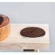 Qi Standard Wooden Mini Wireless Cell Phone Charger for iPhone X / 8 / 8 Plus