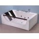 Ergonomic Bathing Jacuzzi Whirlpool Bath Tub With Optional Pump Location