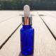 Matt Blue Essential Oil Empty Glass Bottle Reusable And Recyclable
