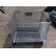 Medium Duty 50X50mm Industrial Wire Mesh Containers Bins Corrosion Protection