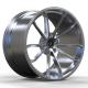 Brushed Gun Metal Wheels Forged 1 Piece For 911 Staggered 21inch