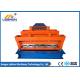 Orange color steel glazed tile roll forming machine PLC control automatic made in china long time service