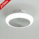 Mini Bedroom 18 Inches Bladeless Led Ceiling Fan Dc Motor 6 Speeds Remote