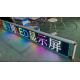 RoHS Programmable P10 RGB LED Window Signs For Shop