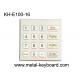 10mA Rugged Waterproof Access Control Keypad 16 Key Stainless Steel Numeric Keypad