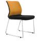 high quality stackable upholstered fabric visitor chair furniture sled chair