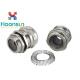 Spring Type EMC Cable Gland NPT Thread Brass Cable Gland With LockNut
