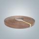 African Wenge Fleeced Sanded Real Wood Veneer Edgebanding, Veneer Edge Tape for Furniture Doors Veneered Panel