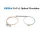 Fiber Amplifier 3 Port Circulator S+C+L 1460-1625 nm Polarization Insensitive