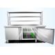 Commercial Kitchen Refrigerator Stainless Steel Chiller Freezer With Work Table (	LC-GZT03)