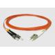 PVC Jacket 1m LC To ST Multimode Duplex Fiber Optic Patch Cable