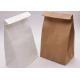 White 60GSM Food Grade Paper Bag , Paper Bags For Take Away Food