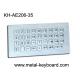 High Reliability IP65 Industrial PC Keyboard with Rugged Metal Material