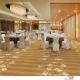 China pastel color white flower printed banquet hall nylon carpet