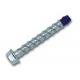 Small High Low Thread Blue Hex Head Bolts , Alloy Steel Concrete Wedge Anchor Bolt