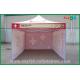 Folding Sun Shade Advertising Square Steel Frame Tent , Quick Folding Sun Shade Outdoor Canopy Tent