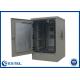 RAL7035 Grey 16U Outdoor Telecom Enclosure With One Temperature Controller