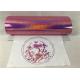 Pink Color Sticky Hologram Heat Transfer Vinyl Excellent Durability And