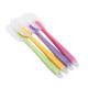 Basics Range Silicone Kitchen Brush Spatula Set Of 4 With Hygienic Solid Coating