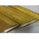 54 Width Glitter Effect Wallpaper Glitter Fabric Gold Wallpaper Pu Cloth Backing