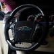 Toyota Crown Alcantara Carbon Fiber Steering Wheel Custom Genuine Leather