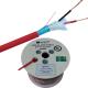 UL1424 Power Limited Silicone Rubber Fire Alarm Cable 2x0.5mm with Al/Foil Shield