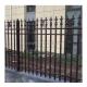 3m Black Aluminum Garden Fence with Hot Dipped Galvanized Powder Coated Protection