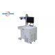 Industrial Fiber Laser Marking Machine 80kHz High Marking Speed With Rotary