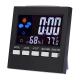 Digital Thermometer Hygrometer Temperature An Humidity Clock Colorful LCD Alarm Snooze Function Calendar Weather Station