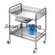 Stainless Steel Medical Treatment Trolley Cart with Drawers