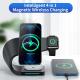 9V 2A 3 In 1 Magsafe Wireless Charger Fast Charging Station 85% For Iphone 12