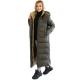 FODARLLOY Pure Color Ladies Warm Hooded Cotton-padded Clothes Slim Long Down Winter Jackets Women Coats