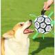 Multifunctional Outdoor Interactive Soccer Ball Toy For Dog Nibbling Training Rope