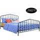 Black Heavy Duty Strong Military Bunk Bed , Steel Bunk Beds For Adults