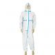 PP Protective Medical Coverall , Disposable Hooded Coverall For Laboratory