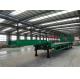 4mm Antiskid Plate Heavy Haul Trailer For Transport Cranes / Bulldozers