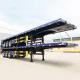 Customizable Flatbed Semi Trailer Truck With 6mm Floor Plate