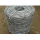 Single / Double Barbed Wire Mesh Electric Galvanized 1.0-3.5mm Dia