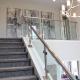 Outdoor Stairs 304 316 Stainless Steel Handrail Glass Railing