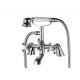 Ceramic Valve Wall Mounted Bath Mixer Brass Material with Diverter