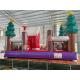 Commercial Grade Inflatable Bouncer Merry Christmas Theme Inflatable Bouncer House For Party Event Rental For Kids