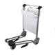 Polished Airport Luggage Trolley Carts Hand Brake Airport Baggage Cart