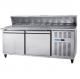 Pizza Refrigeration Workbench Under Counter Freezer Water Bar Milk Tea Shop Equipment Full Set Freezer