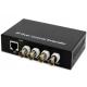 10/100mbps IP Extender Over Coax 2km 1 Ethernet And 4 BNC Ports Over Coaxial Cable